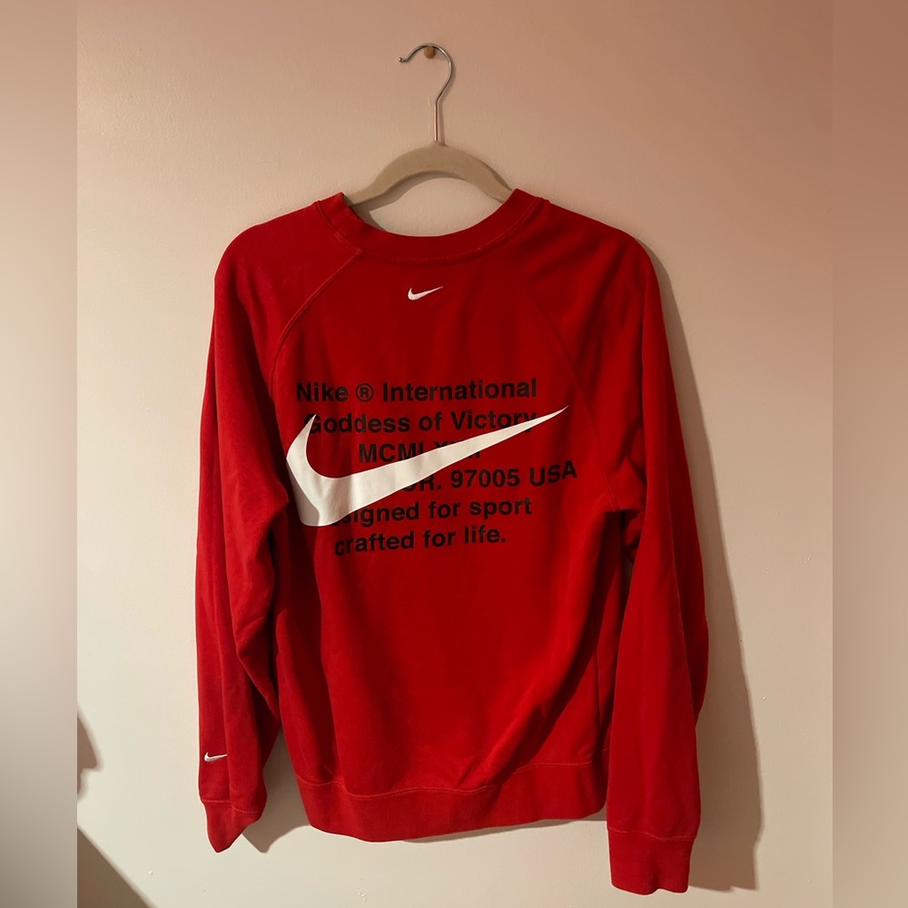 Nike Red Sweatshirt